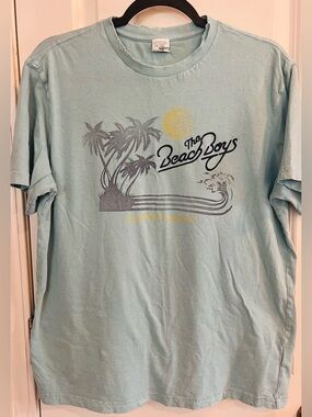 American Eagle Outfitters Light Blue The Beach Boys Graphic Tee